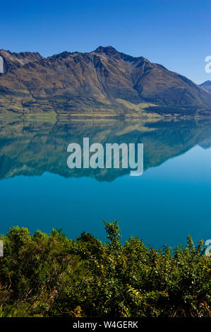 See Wakaipu, um Queenstown, Südinsel, Neuseeland Stockfoto