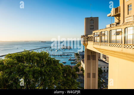 Elevador Lacerda, Pelourinho, Salvador da Bahia, Brasilien Stockfoto