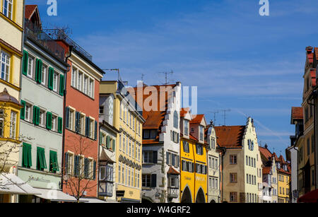 Maximilianstraße, Lindau, Bodensee, Bayern, Deutschland Stockfoto