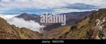 Krater des Haleakala Vulkan Haleakala National Park, Maui, Hawaii, USA Stockfoto