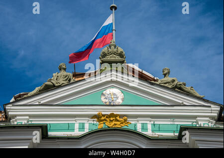 Die Eremitage, Winter Palast, St. Petersburg, Russland Stockfoto