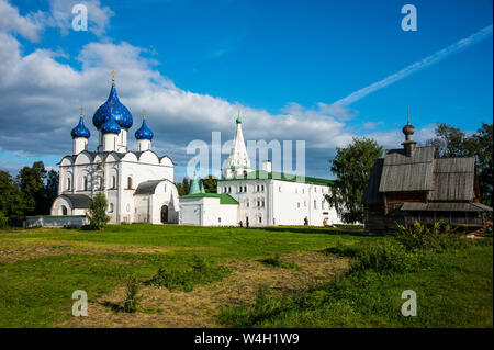 Geburt der Jungfrau Kathedrale, Suzdal, Goldener Ring, Russland Stockfoto