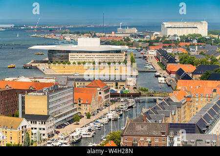 Das Royal Opera House in Christianshavn, Kopenhagen, Dänemark Stockfoto