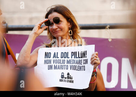 Roma, Italia. 23. Juli, 2019. Foto Cecilia Fabiano Credit: LaPresse/Alamy leben Nachrichten Stockfoto