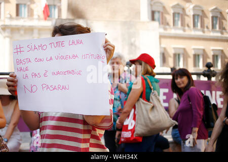 Roma, Italia. 23. Juli, 2019. Foto Cecilia Fabiano Credit: LaPresse/Alamy leben Nachrichten Stockfoto