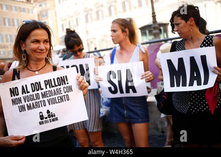 Roma, Italia. 23. Juli, 2019. Foto Cecilia Fabiano Credit: LaPresse/Alamy leben Nachrichten Stockfoto