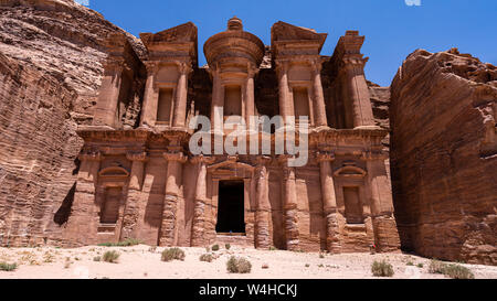 Die Kirche in Petra archäologische Stätte mit ihren großen Säulen Stockfoto