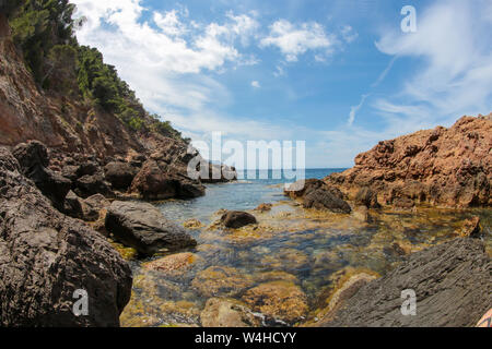 Es Caló S'Estaca, Naturpark der Sierra de Tramuntana, Valldemossa, Mallorca, Balearen Inseln Spanien Stockfoto