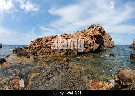 Es Caló S'Estaca, Naturpark der Sierra de Tramuntana, Valldemossa, Mallorca, Balearen Inseln Spanien Stockfoto