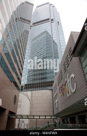 Hong Kong, 5. Dezember 2011: Eintritt in das Stadtzentrum neben der IFC Downtown Stockfoto