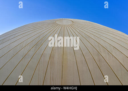 DOHA, Katar - 1. JANUAR 2016: Detail eines Ei form Struktur der Weill Cornell Medical College, Bildung Stadt, entworfen von Arata Isozaki, Archi Stockfoto