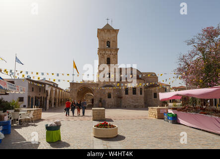 LIMASSOL, Zypern - 10. MAI 2018: Agios Antonios Kirche, tagsüber Stockfoto