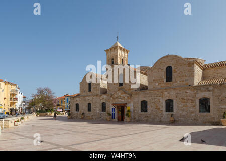 LIMASSOL, Zypern - 10. MAI 2018: Agios Antonios Kirche, tagsüber Stockfoto