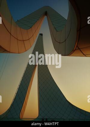 Ein modernes Bildungssystem in Qatar National Library und Qatar Foundation Moschee in Doha, Katar Stockfoto