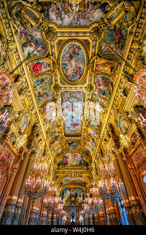 Paris, Frankreich, 23. April 2019 - Der Grand Foyer des Palais Garnier in Paris, Frankreich. Stockfoto