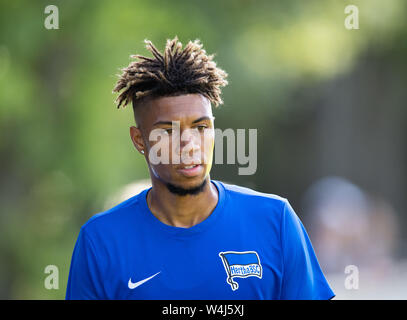 Berlin, Deutschland. 23. Juli, 2019. Sidney Friede kommt auf den Platz. Credit: Soeren Stache/dpa/Alamy leben Nachrichten Stockfoto