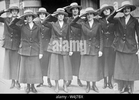 San Francisco Yeomen am Naval Reserve 1918 Stockfoto