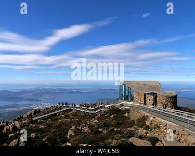 Wellington Park Tasmanien Sicht auf den Mount Wellington in Tasmanien Stockfoto