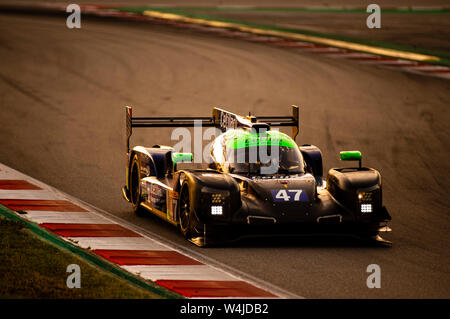 Circuit de Catalunya, Barcelona, Spanien. 23. Juli, 2019. Der Prolog FIA World Endurance Championship; die Dallara P217 Gibson von Roberto Laconte, Andrea Belicchi und Giorgio Sernagiotto in Aktion: Aktion plus Sport/Alamy leben Nachrichten Stockfoto