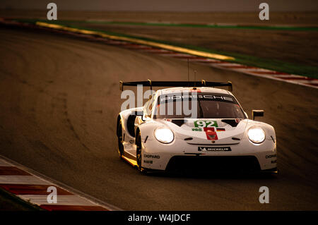 Circuit de Catalunya, Barcelona, Spanien. 23. Juli, 2019. Der Prolog FIA World Endurance Championship; der Porsche 911 RSR 19 von Michael Christensen und Kevin Estre in Aktion: Aktion plus Sport/Alamy leben Nachrichten Stockfoto