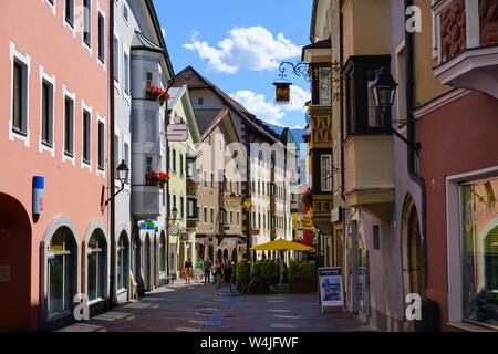 Franz-Josef-Straße, Altstadt Schwaz, Inntal, Tirol, Österreich Stockfoto