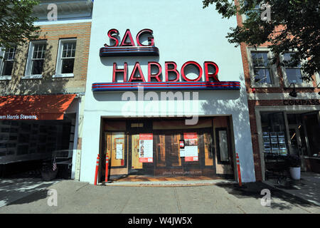 Sag Harbor Kino Long Island New York Stockfoto