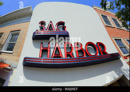 Sag Harbor Kino Long Island New York Stockfoto