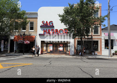 Sag Harbor Kino Long Island New York Stockfoto