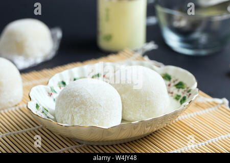 Im japanischen Stil mochi Dessert Stockfoto