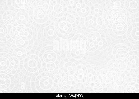 Weißer Kreis Oszillierende Schallwellen auf grauem Hintergrund, abstrakt soft Hintergrund Stockfoto