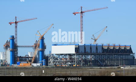 AES-Kraftwerk im Bau in Huntington Beach, Kalifornien am Dezember 2, 2018. Stockfoto