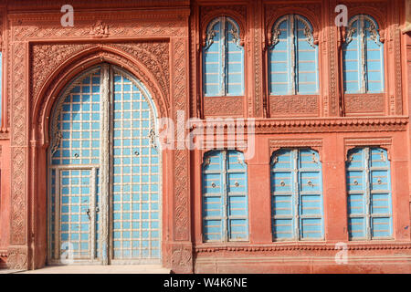 Rampuria Havelies in Bikaner. Rajasthan Indien Stockfoto