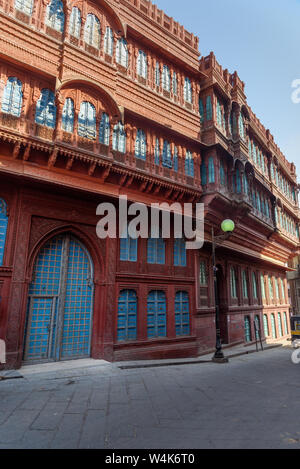 Rampuria Havelies in Bikaner. Rajasthan Indien Stockfoto