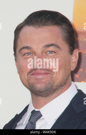 Los Angeles, USA. 22. Juli, 2019. Leonardo DiCaprio 08/19/2019 Die Los Angeles Premiere von "Once Upon A Time In Hollywood' an der TCL Chinese Theatre in Los Angeles, CA Credit: Cronos/Alamy Leben Nachrichten gehalten Stockfoto