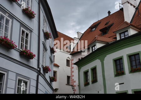 Krumau, Krumau, UNESCO, Weltkulturerbe, Tschechien, Böhmische, Krumau Krumau an der Moldau, Böhmen, Südböhmen, Budweis, Schloss Český Krumlov, S Stockfoto