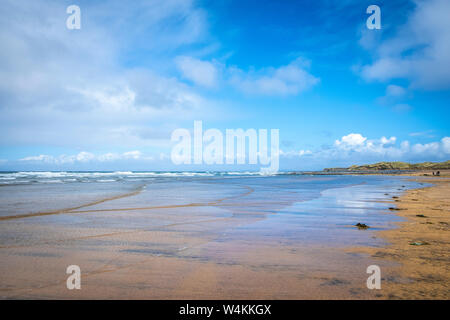 Wundervolle Fanore Sandstrand auf der Burren, Co. Clare, Irland Stockfoto