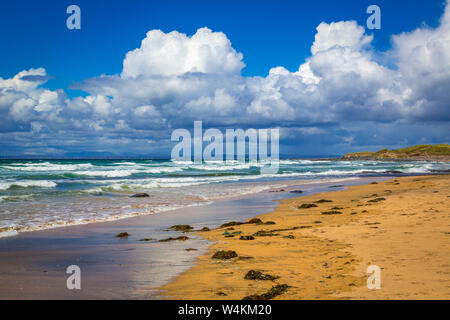 Wundervolle Fanore Sandstrand auf der Burren, Co. Clare, Irland Stockfoto