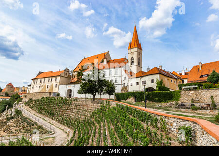 Dekanat St. Nikolaus Kirche. Znojmo, Tschechien. Stockfoto