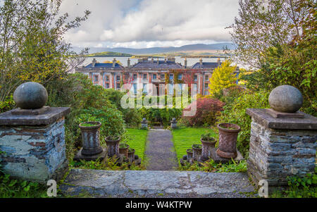 Bantry House & Gardens in Bantry Bay, West Cork, Co Cork, Irland Stockfoto