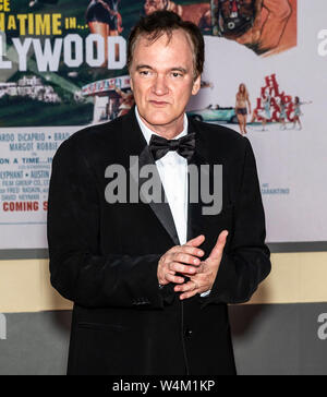 Los Angeles, CA - 22. Juli 2019: Quentin Tarantino besucht die Los Angeles Premiere von "Once Upon a Time in Hollywood" bei TCL Chinese Theatre statt Stockfoto