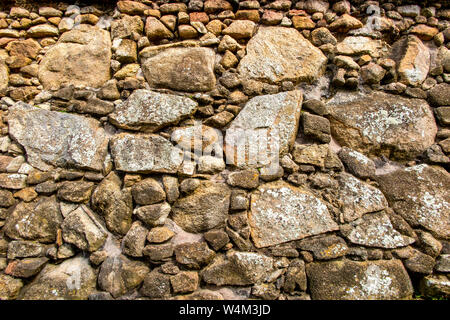 Alte Steinmauer Stockfoto