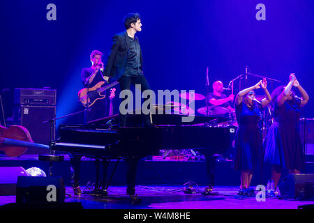 Madrid, Spanien. 22. Juli, 2019. Jamie Cullum live im Teatro Real. Madrid, 22.07.2019 | Verwendung der weltweiten Kredit: dpa/Alamy leben Nachrichten Stockfoto