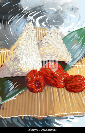 Dragon Boat Festival ist Tzung 1176 Stockfoto