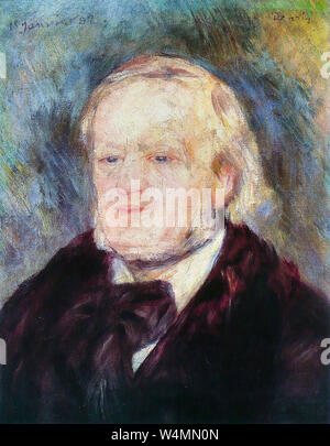 Pierre Auguste Renoir, Richard Wagner, (1813-1883), Portrait Malerei, 1882 Stockfoto