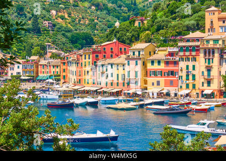 Anzeigen von Portofino Stadt - Luxury Resort an der italienischen Riviera in Ligurien, Italien
