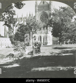 Der National Cathedral in Washington, USA. 1947. Stockfoto