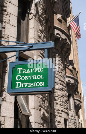 23 Revier NYPD Traffic Control Division ist mittelalterliche Festung Wahrzeichen, Chelsea, NEW YORK CITY, USA Stockfoto