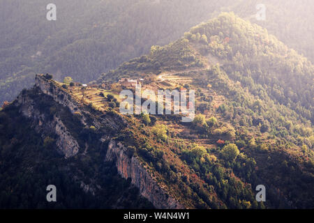 Berge in der Nähe von Añisclo Canyon Stockfoto