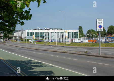 Die Swansea LC2 Leisure Centre Stockfoto
