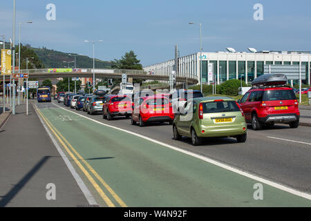 Die Swansea LC2 Leisure Centre Stockfoto